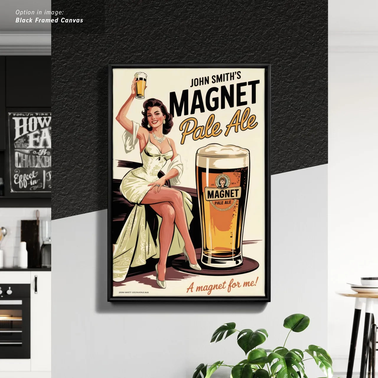 Framed Cancas Print of John Smith's Magnet Pale Ale