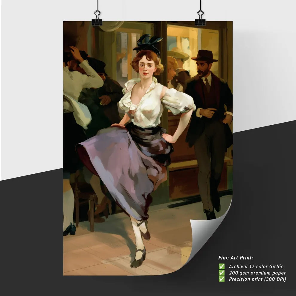 Poster of Woman dancing in period attire