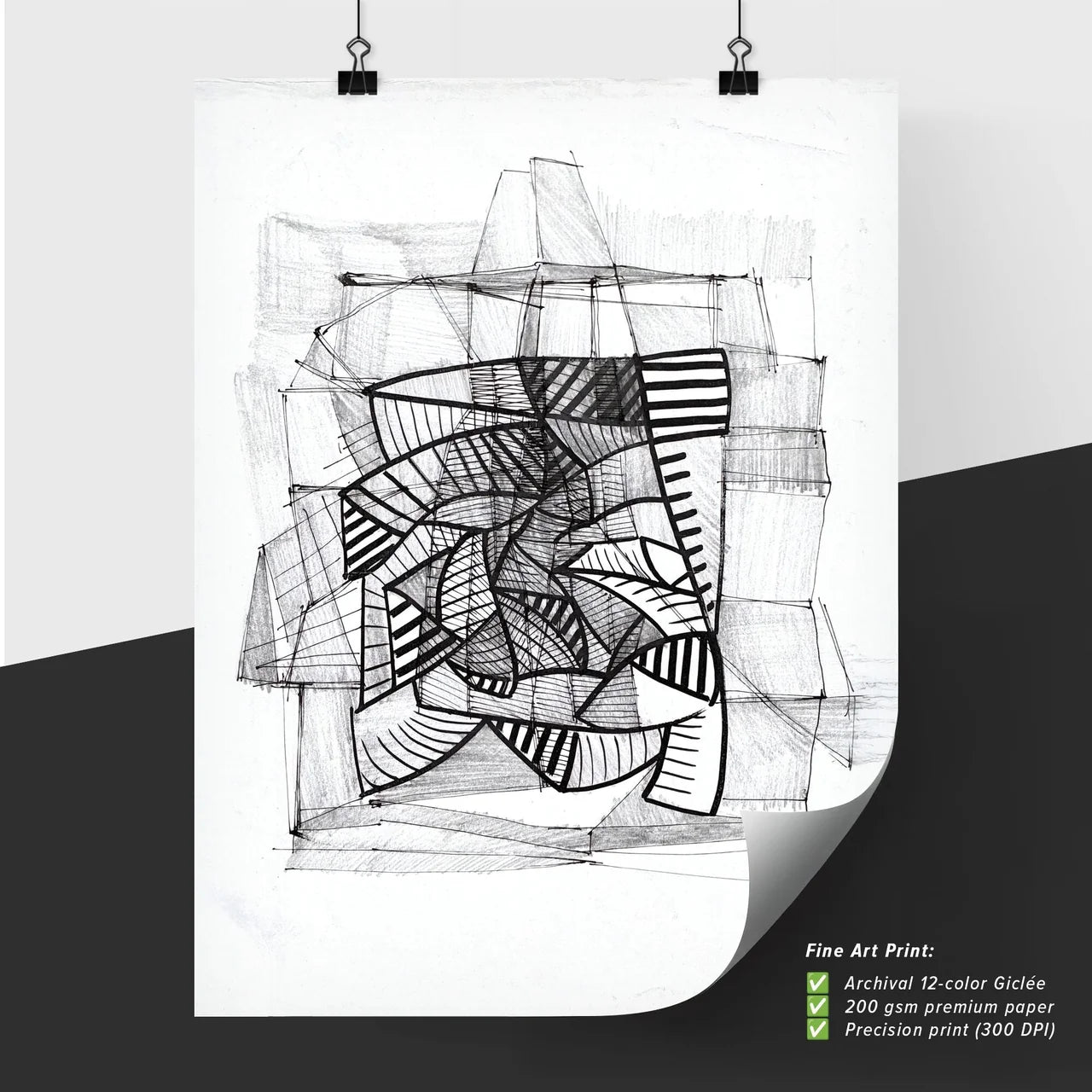 Chaos in Linear Harmony: The Dance of Shadows and Lines