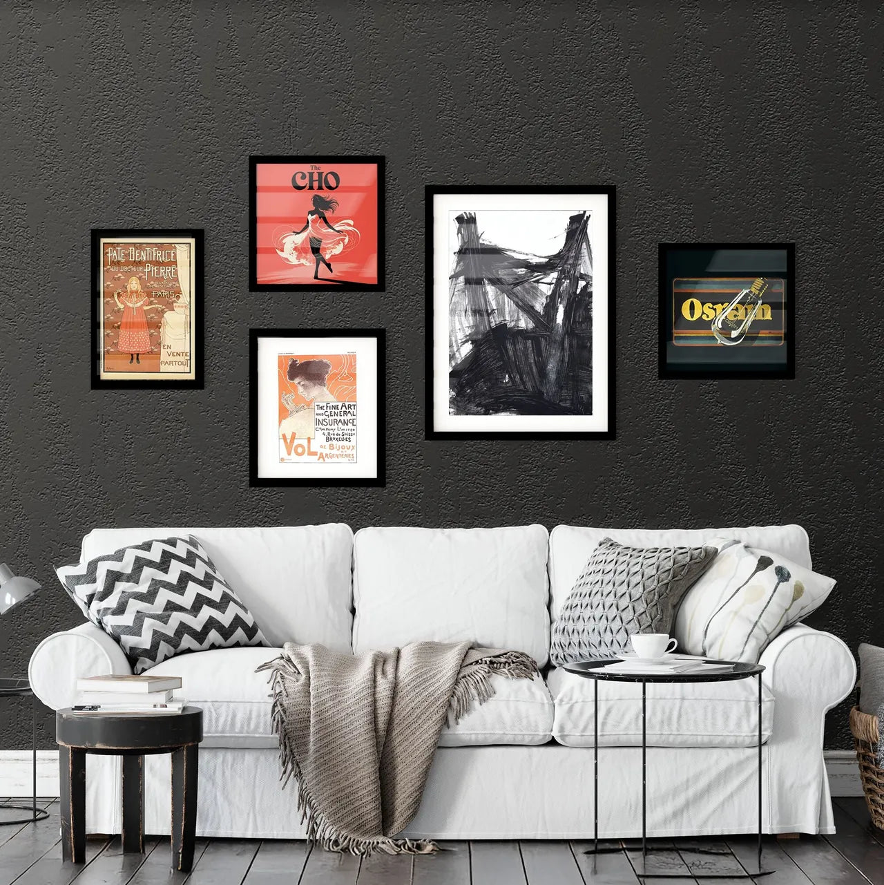 Chaos Revealed: The Dance of Monochrome Shadows and Lines Collection