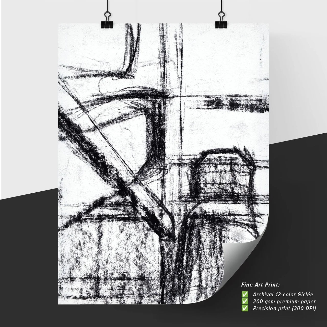 Chaotic Lines: Embracing the Dance of Shadows and Structure