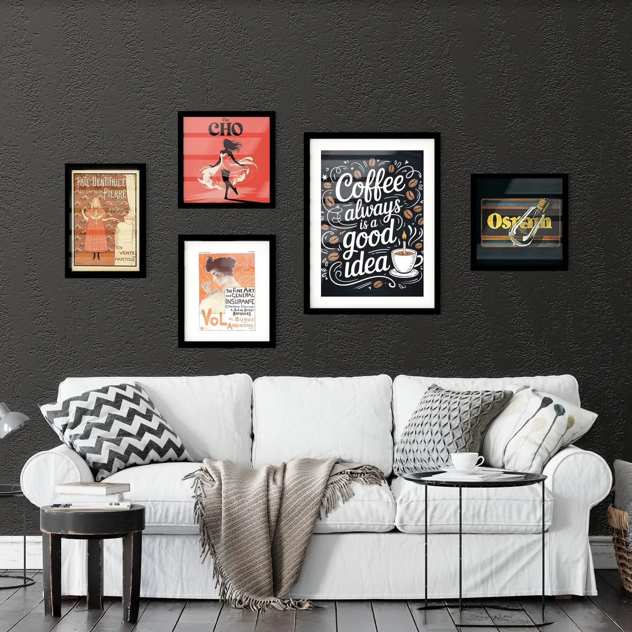 Coffee Always Is a Good Idea: Unique Typography Design Celebrating Coffee Culture and Inspiration. Collection