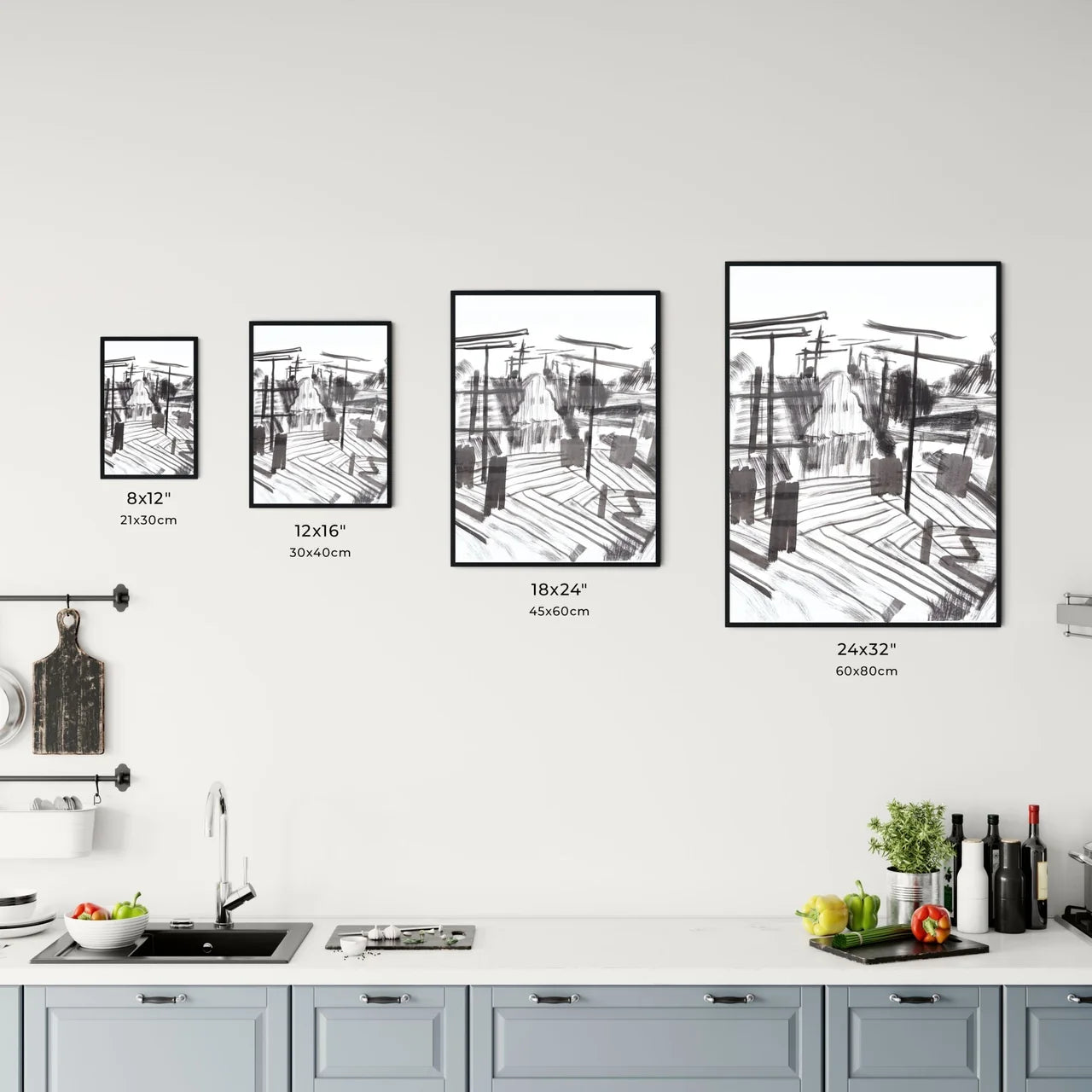 Echoes of Structure: Shadows and Lines Beyond Time and Space Chart