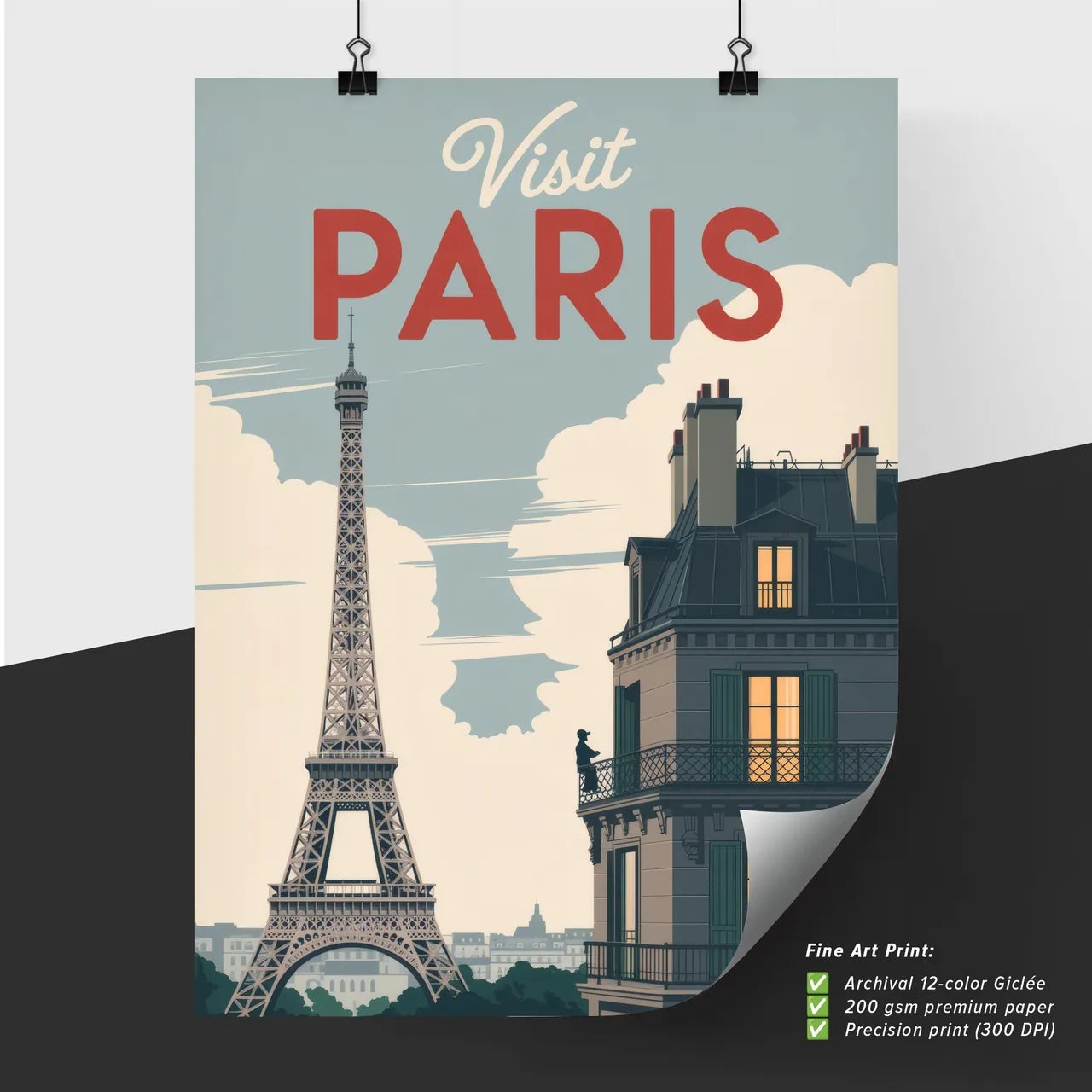 Experience the Charm of Paris: Iconic Eiffel Tower and Historical Architecture Await Your Adventure.