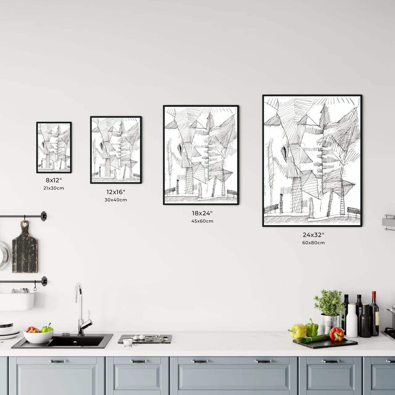 Fragmented Perspectives: Urban Silhouettes in Dynamic Motion Chart