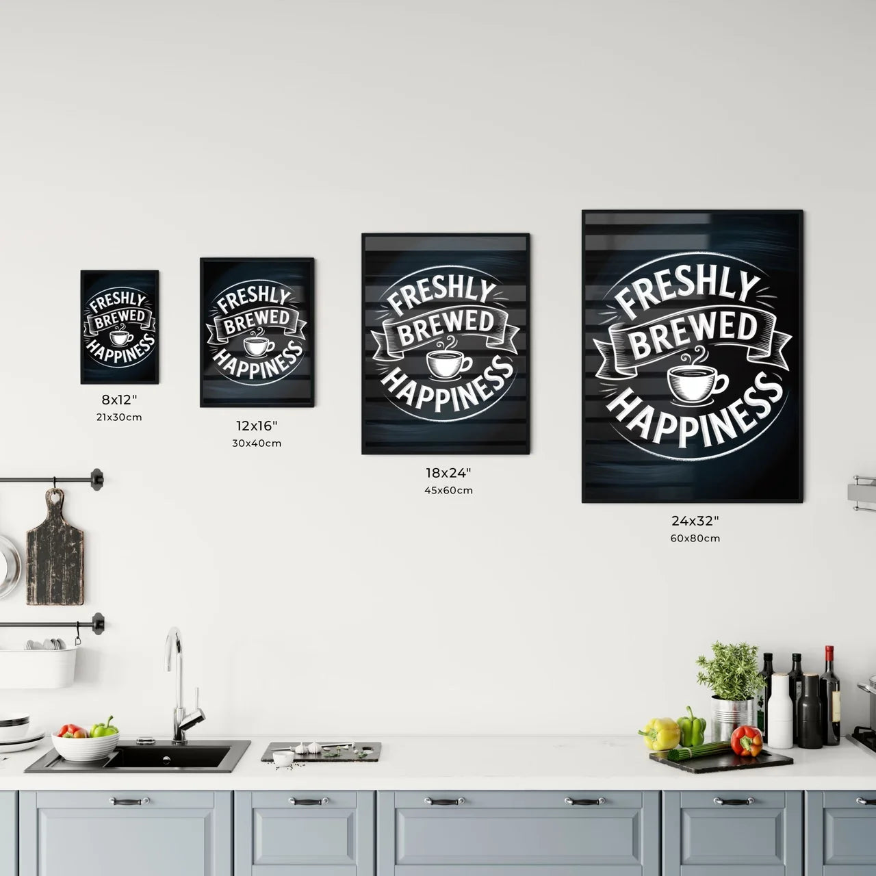 Freshly Brewed Happiness: A Whimsical Coffee Quote for Every Coffee Lover's Delight. Chart