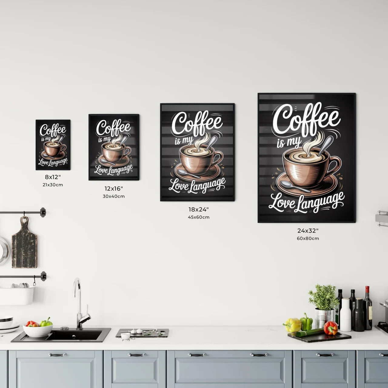 Heartwarming Coffee Art: Celebrating the Language of Love Through a Rich Brewed Experience Chart