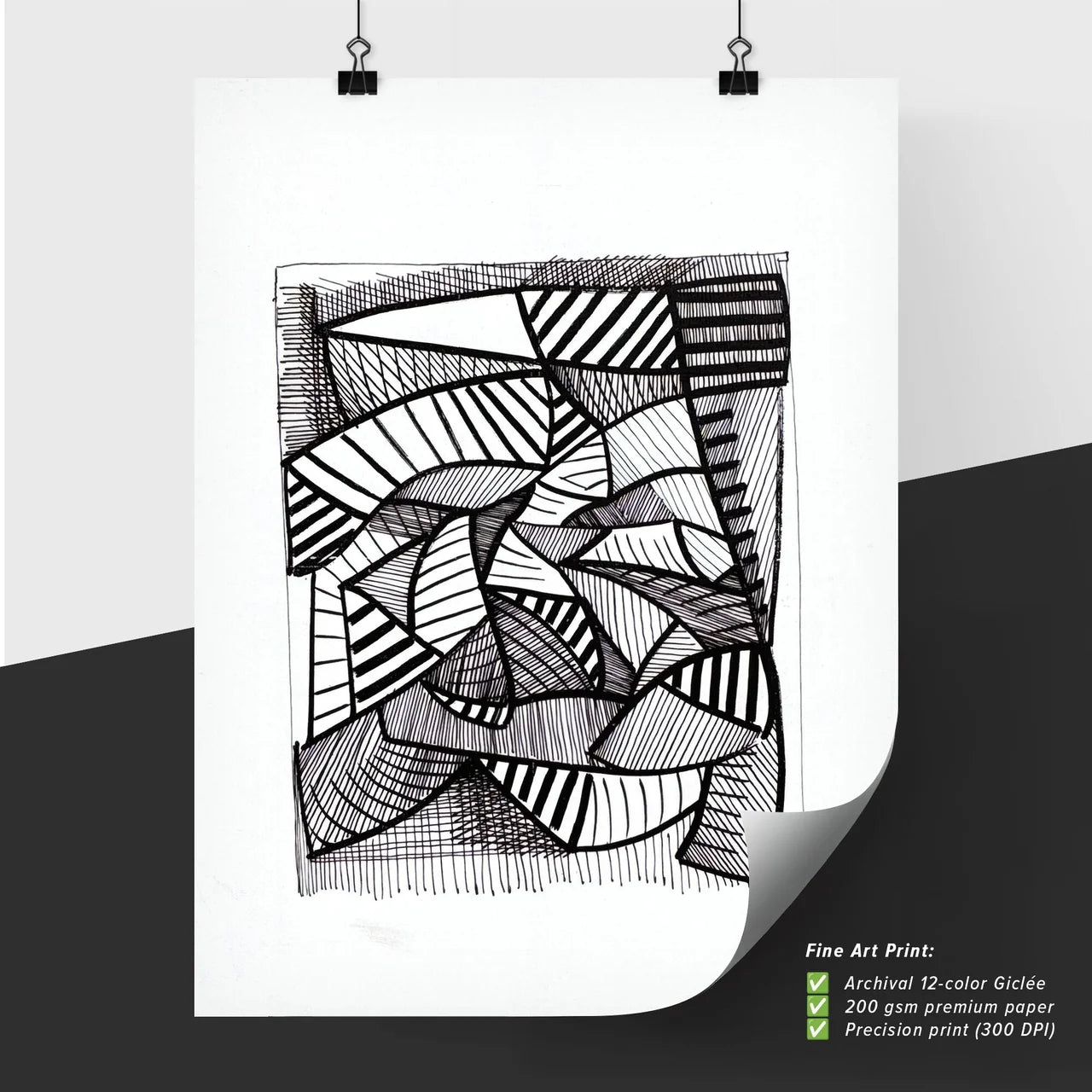 Interwoven Energy: A Dance of Lines and Shadows