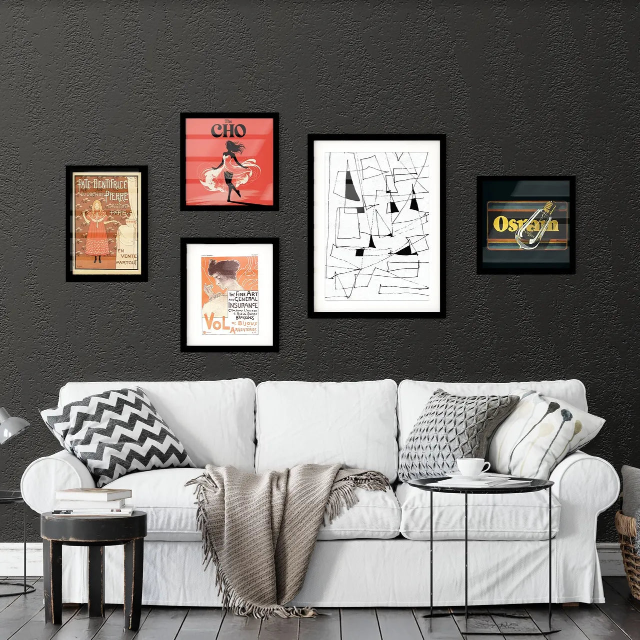 Navigating Chaos: The Dance of Abstract Forms and Lines Collection