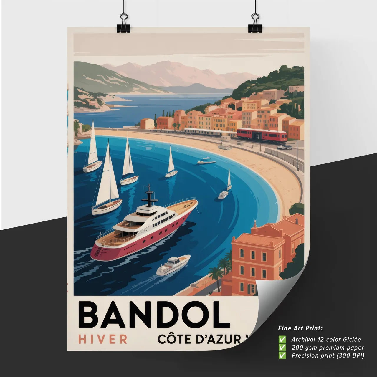 Scenic Coastal Bliss: Bandol, Côte d'Azur - A Luxurious Escape on the Mediterranean