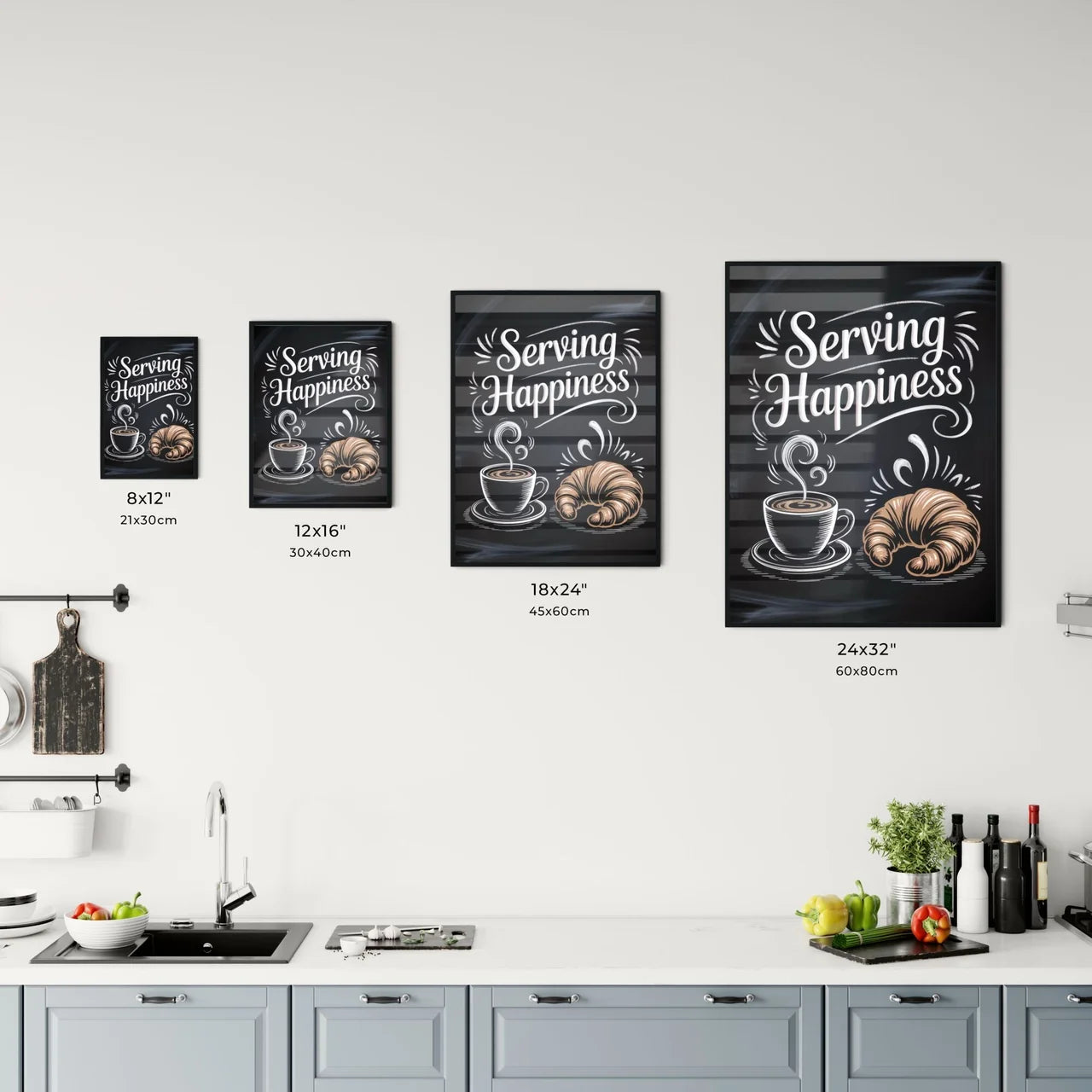 Serving Happiness: A Cozy Coffee and Croissant Experience Awaiting You. Chart