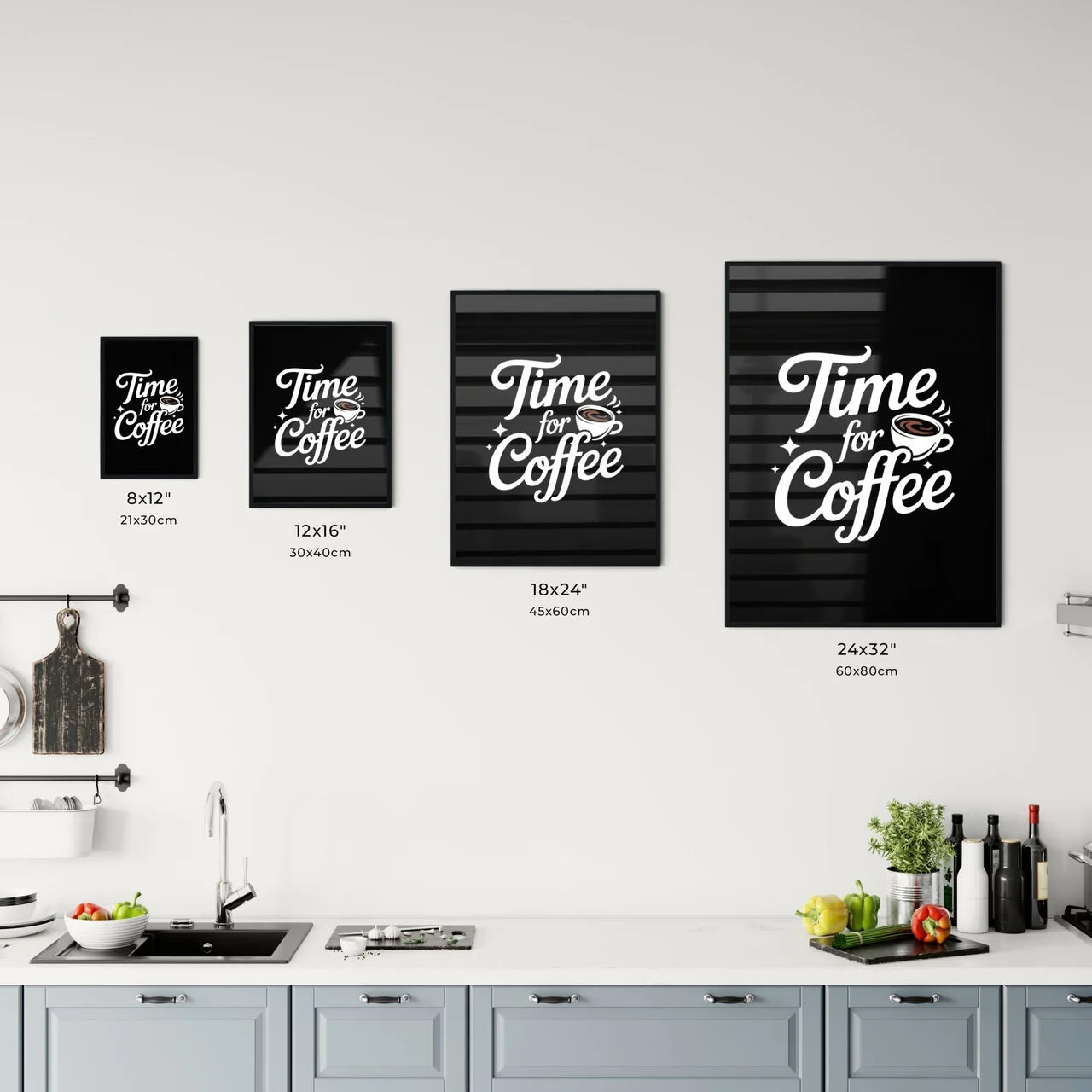 Time for Coffee: A Stylish Reminder to Enjoy Your Daily Brew. Chart