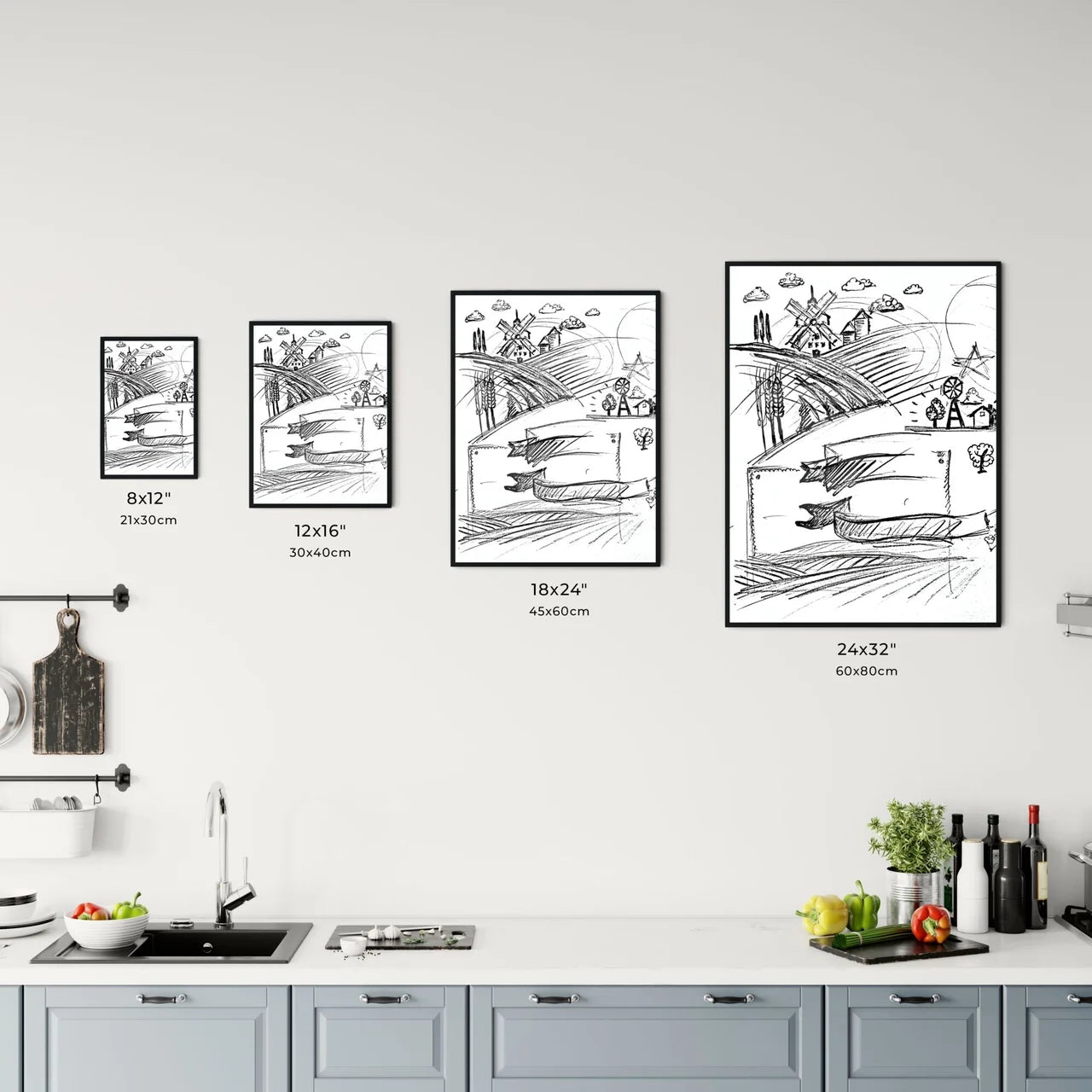 Whispers of Nature: A Sketch of Dreamy Landscapes and Time Chart