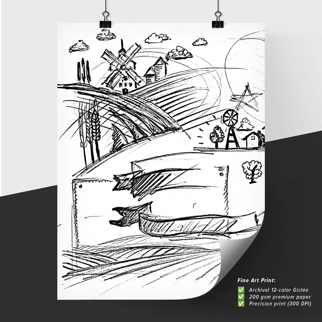 Whispers of Nature: A Sketch of Dreamy Landscapes and Time