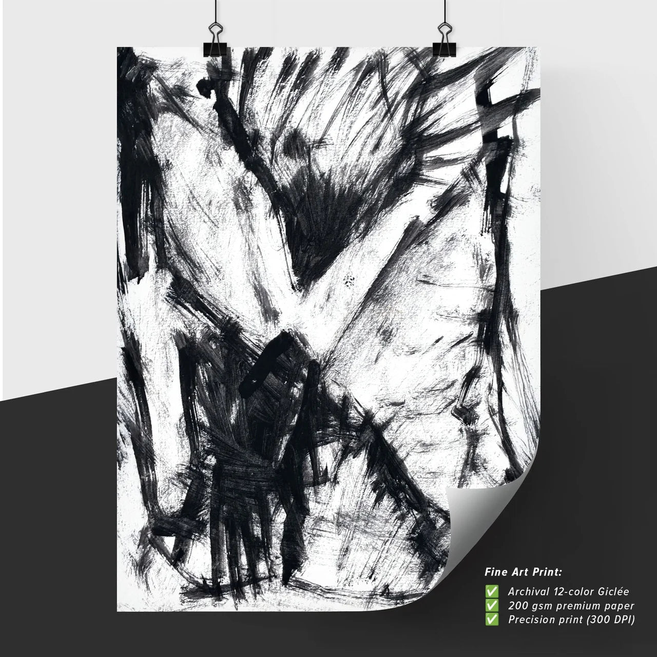 Chaos in Monochrome: The Dance of Shadow and Form