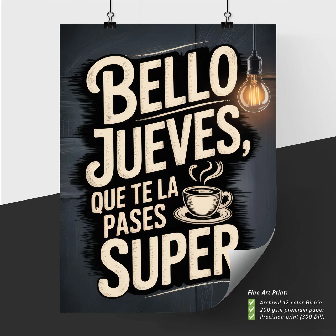 Charming Thursday Quote: Enjoy Your Day with Coffee Inspiration and Positive Vibes.