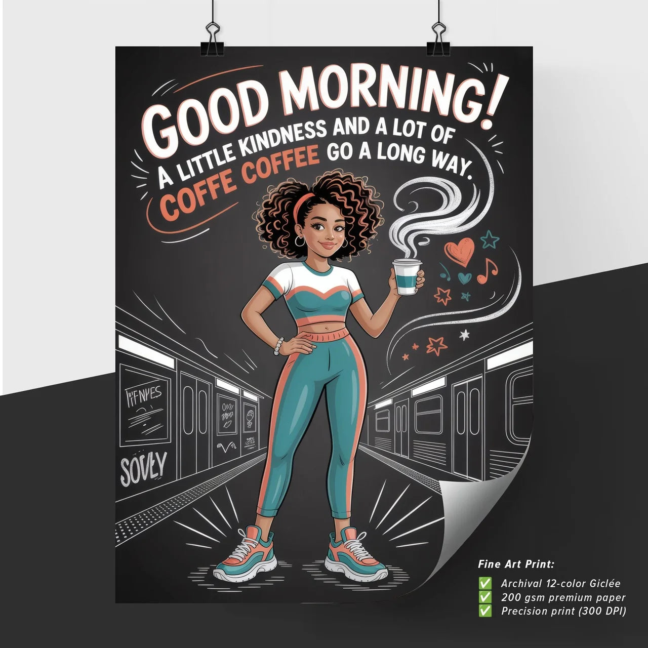 Good Morning! Embracing Kindness and Coffee in the Vibrant Pulse of City Life.