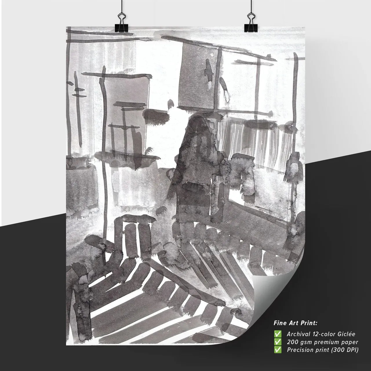 Shadows and Silhouettes: A Monochrome Urban Reverie