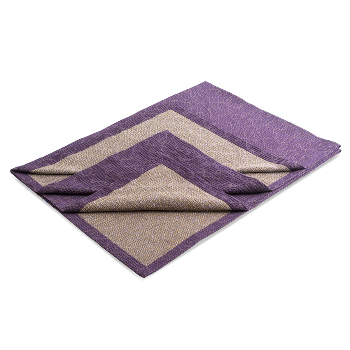 MAPPING BEDSPREAD - Purple BEDSPREAD - 235x245 cm - 100% Cotton | Cristian Zuzunaga