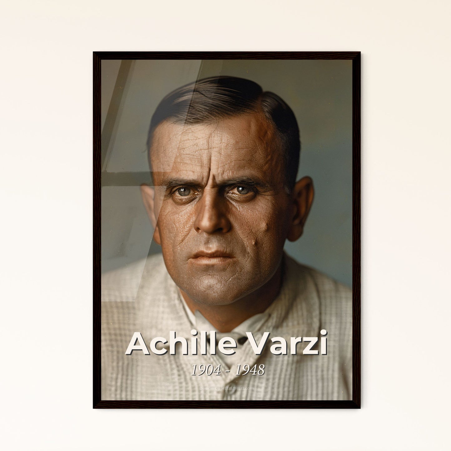 Achille Varzi: Iconic Portrait of the Legendary Italian Racing Driver - Cinematic Art Print, Framed & Metal Options Available!