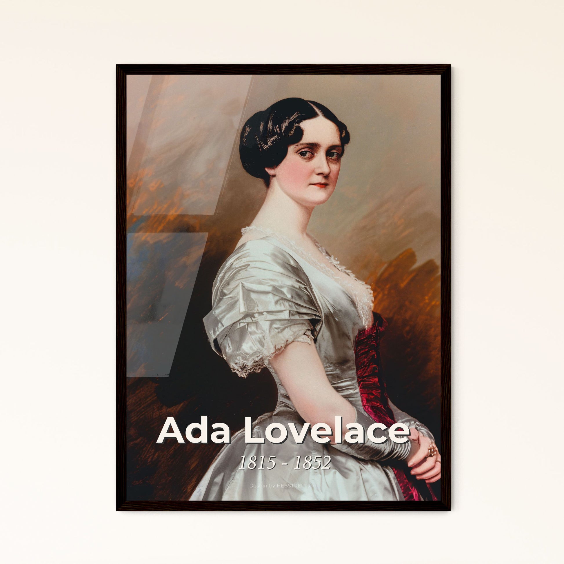 Ada Lovelace: The First Computer Programmer - Timeless Portrait | Vintage-Inspired Art Print for Home Decor & Gift Giving