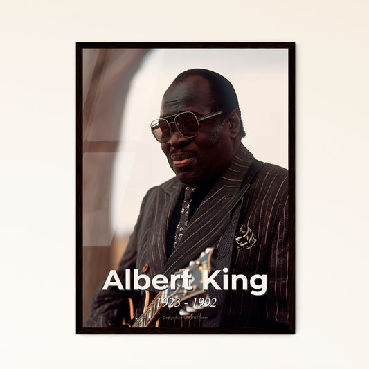 Albert King: The Blues Legend - Iconic Portrait of an Icon with Captivating Detail, Perfect for Home Décor or Thoughtful Gifting