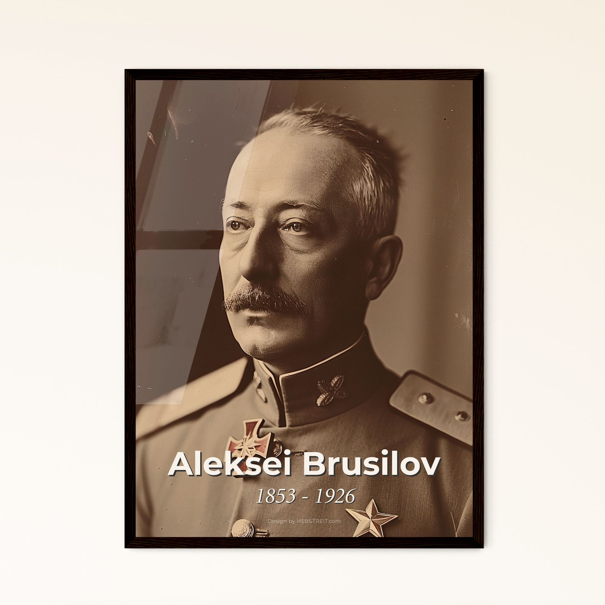 Legendary Portrait of Aleksei Brusilov: The Visionary General Behind the Historic WWI Brusilov Offensive - Timeless Art for Home Decor