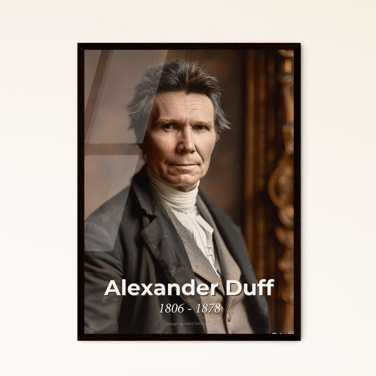 Elegant Portrait of Alexander Duff (1806-1878): Visionary Scottish Missionary & Educator, Perfect for Home Decor & Gifts