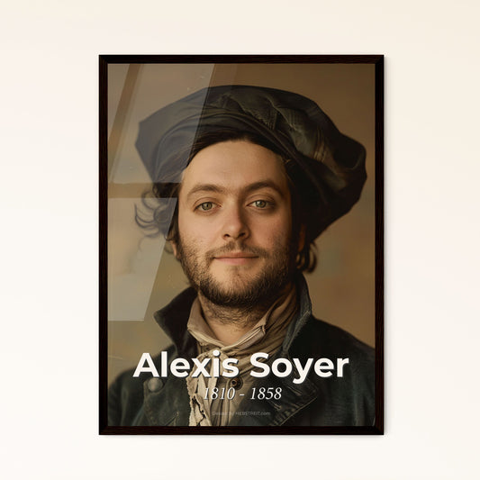 Elevate Your Space with a Stunning Portrait of Alexis Soyer: The Visionary French Chef & Culinary Innovator, 1810-1858