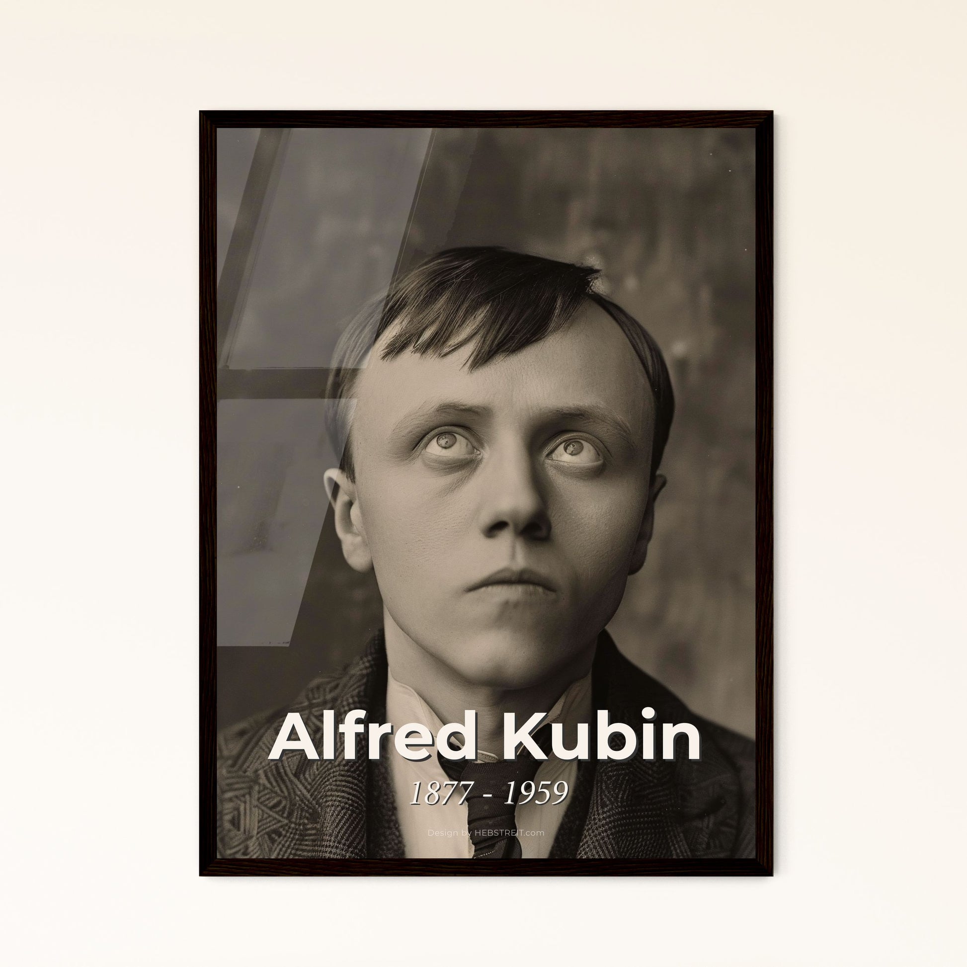 Alfred Kubin Portrait: Darkly Enchanting Austrian Illustrator - High-Quality Framed Print & Aluminum Art for Timeless Home Decor