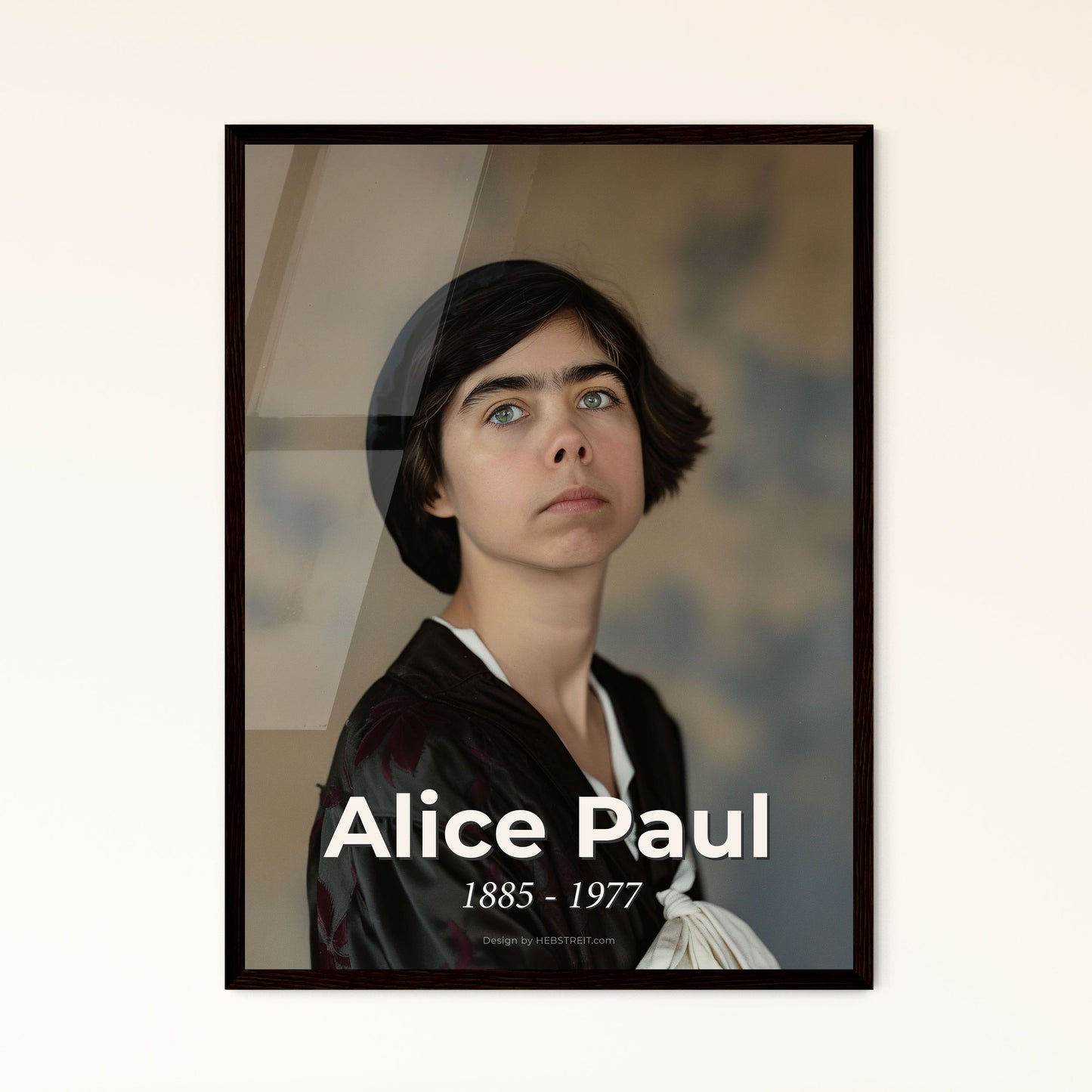 Alice Paul: Iconic American Suffragist - Ultra-Realistic Portrait Print for Home Decor & Gifts - Timeless Tribute to Feminism