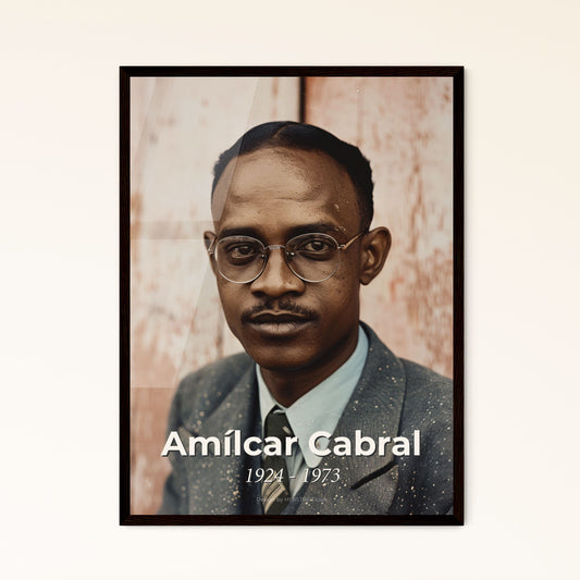 Amílcar Cabral: Revolutionary Icon of Guinea-Bissau & Cape Verde - Limited Edition Cinematic Portrait Print for Home Decor