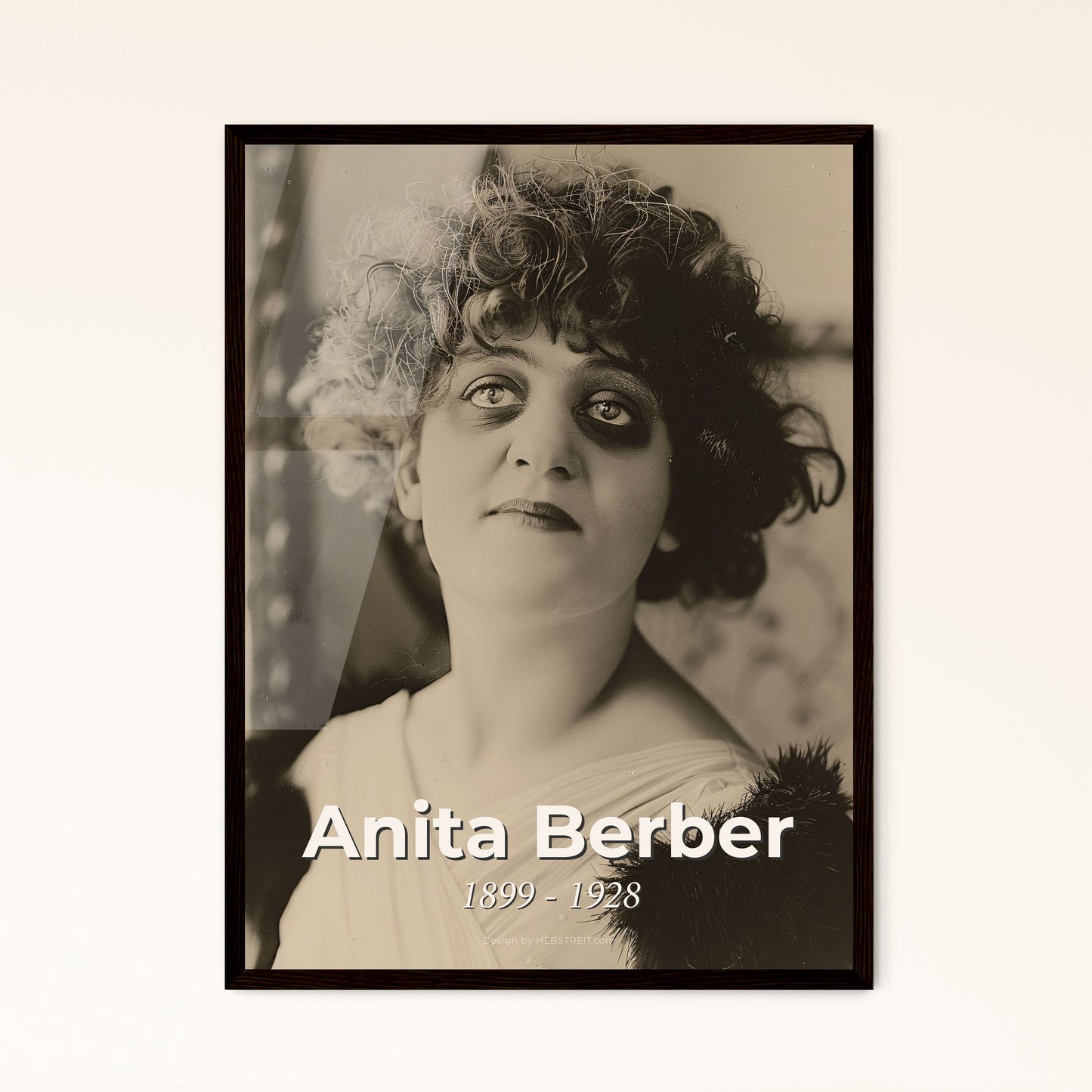 Anita Berber: Iconic Weimar Dancer & Actress – A Timeless Monochromatic Portrait for Modern Home Decor