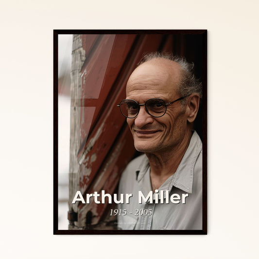 Arthur Miller: Icon of American Drama - Stunning Portrait Print for Home Decor, Framed or Aluminum Options Available!