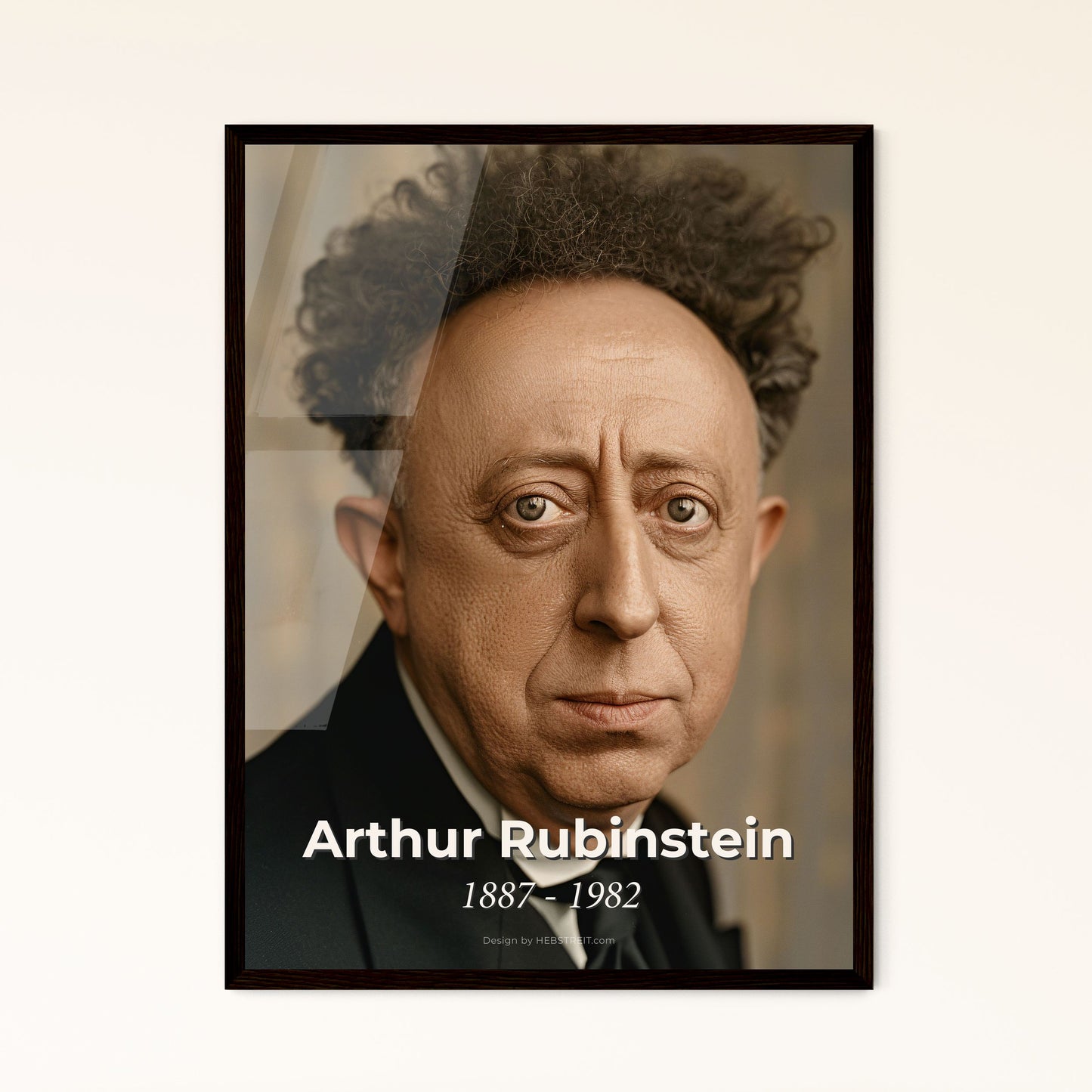 Arthur Rubinstein: Timeless Portrait of the Renowned Pianist - Exquisite Fine Art Print for Home Decor & Gift Giving