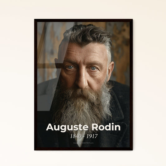 Auguste Rodin: The Passionate Sculptor - Limited Edition Art Print in High Quality for Timeless Home Decor & Gifting.