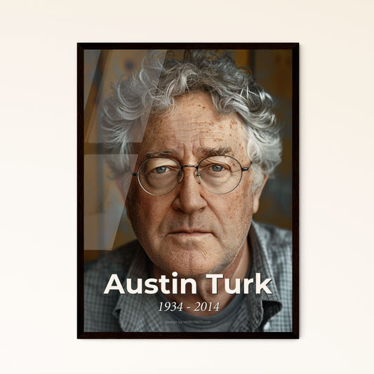 Tribute to Austin Turk: A 20th Century Criminologist – Limited Edition Art Print for Modern Home Décor