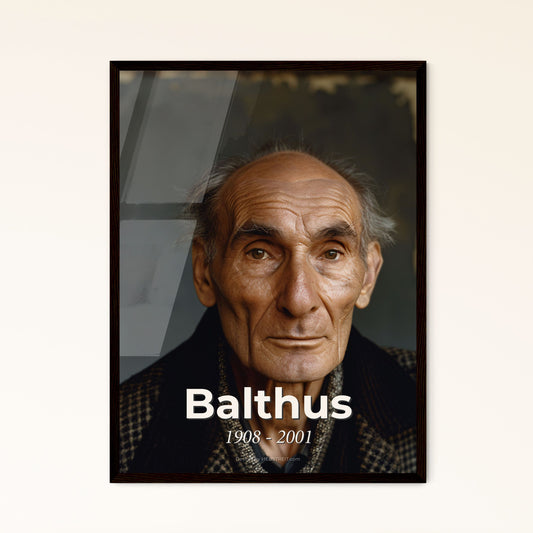 Balthus Portrait: Enigmatic Mastery in Cinematic Detail - Captivating High-Contrast Art for Distinctive Home Décor