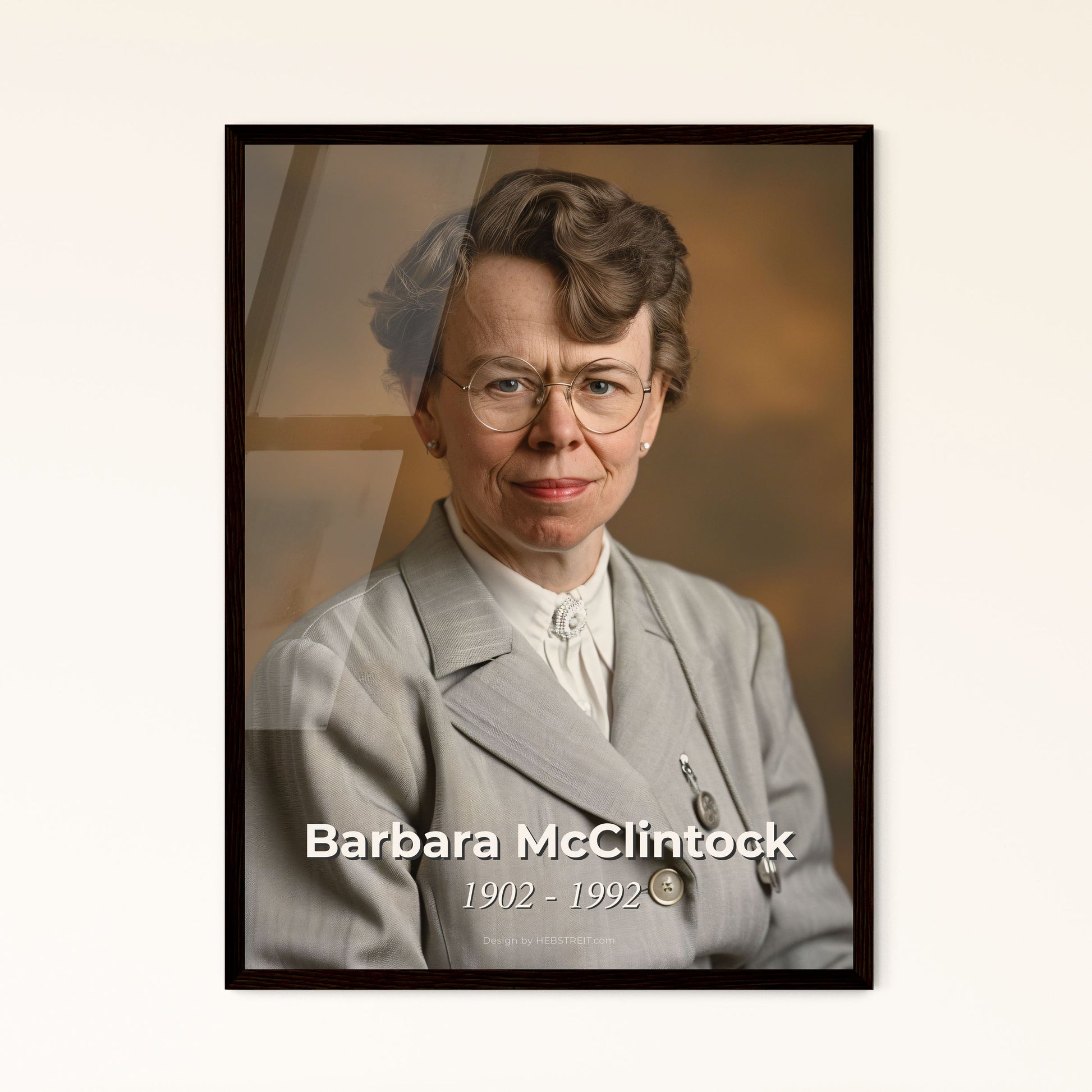 Tribute to Barbara McClintock: Celebrate the Pioneer of Genetic Science - Premium Print, Framed or Aluminum Décor