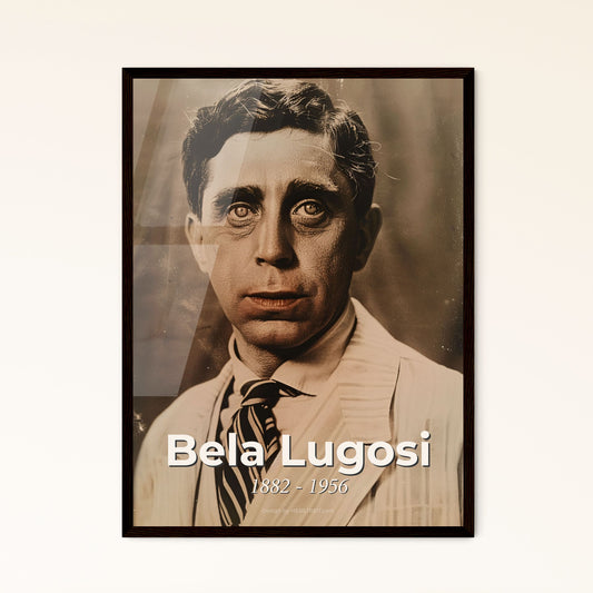 Bela Lugosi: Timeless Icon - Monochromatic Masterpiece Capturing the Legendary Dracula in Stunning Detail and Cinematic Elegance