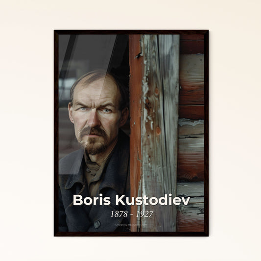 Vibrant Portrait of Boris Kustodiev: Iconic Russian Artist Captured in Cinematic Ultrarealism - Perfect for Home Decor or Gifting