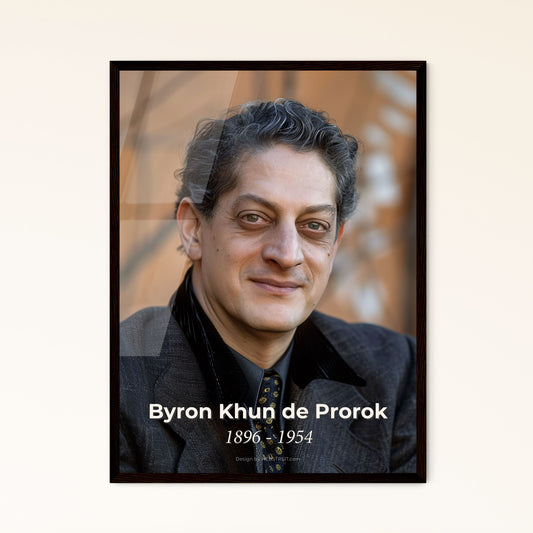 Byron Khun de Prorok: Iconic Portrait of a Controversial American Archaeologist - Ultra-Realistic Art for Home Decor