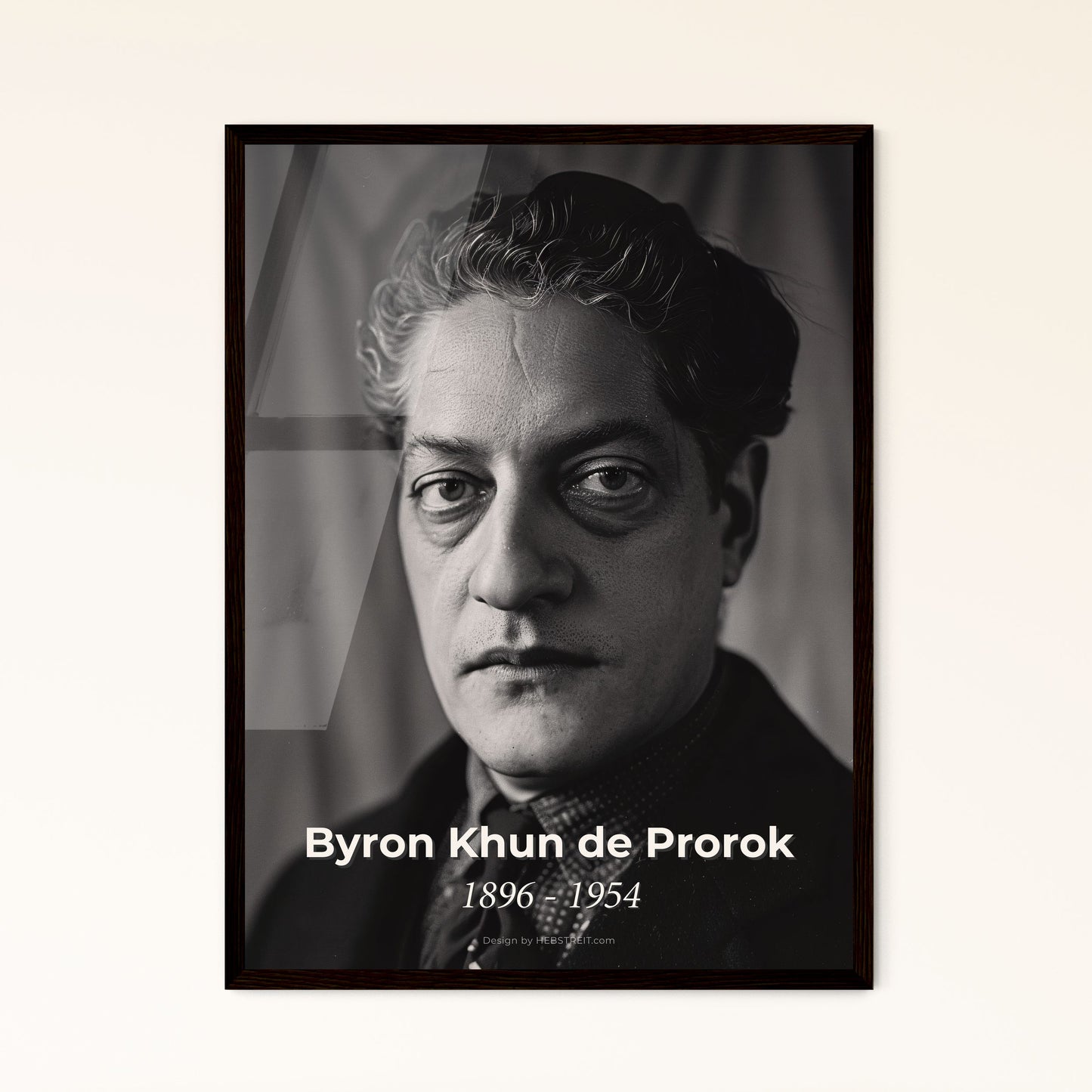 Byron Khun de Prorok: Iconic Portrait of the Visionary American Archaeologist - Limited Edition Print for Timeless Home Decor