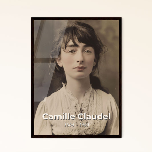 Camille Claudel: Passionate Sculptor of Emotion - Timeless Artistic Print with Authentic Charm & Elegance for Elegant Interiors