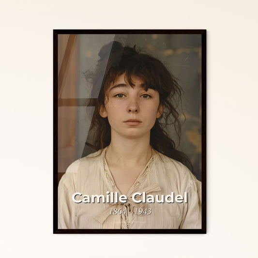 Camille Claudel: Enigmatic Sculptor of Romance - Stunning Ultra-Realistic Portrait in Studio Light, Perfect for Timeless Decor