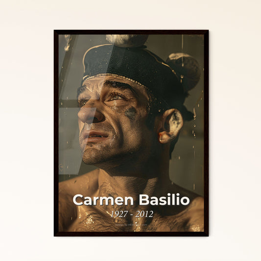 Carmen Basilio: Iconic Champion of Grit and Glory—Stunning Cinematic Print for Timeless Home Décor and Gift Giving