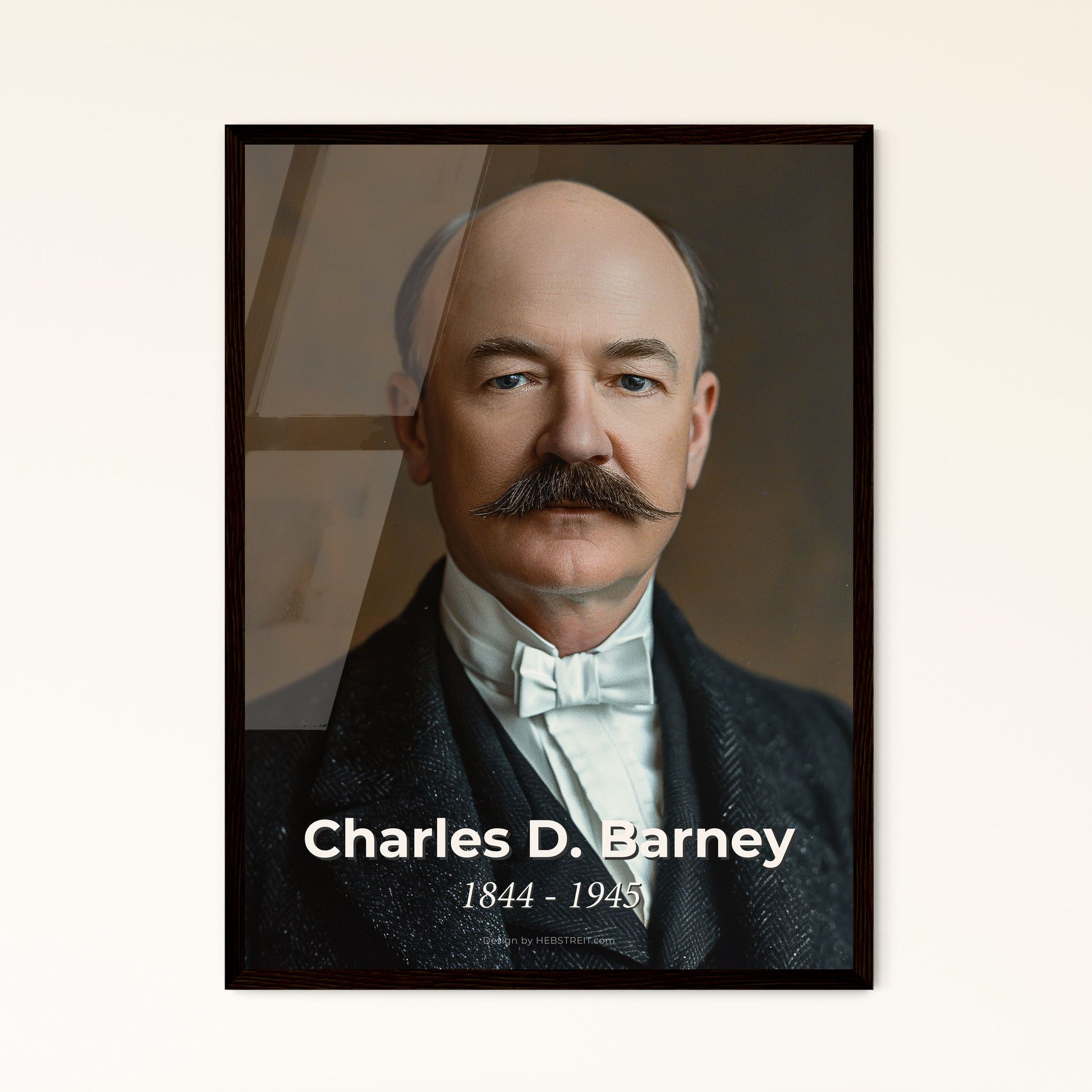 Charles D. Barney: Iconic American Banker & Founder of Smith Barney - Timeless Portrait in Cinematic Sepia Elegance