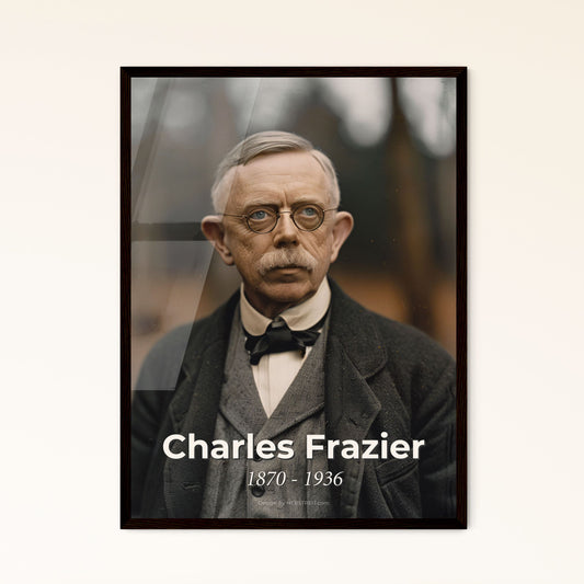 Iconic Portrait of Charles Frazier (1870-1936): Pioneering American Neurosurgeon in Stunning Ultra-Realistic Art Print