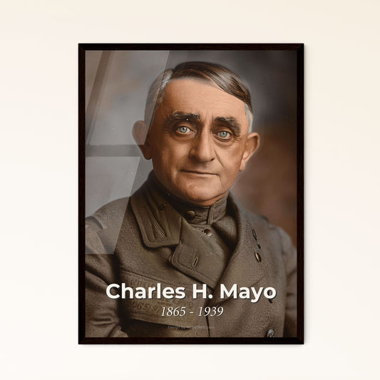 Timeless Elegance: Portrait of Charles H. Mayo, Pioneer Surgeon & Mayo Clinic Co-Founder - Cinematic Art for Inspired Spaces