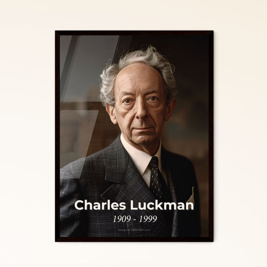 Charles Luckman: Iconic Architect & Visionary Developer - Timeless Retro Print for Home Decor & Gift - Exceptional Quality!